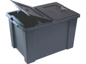 NUMATIC SERVICEWAGEN-ZUBEH&Ouml;R  Gro&szlig;e Ablagebox reflo, schwarz