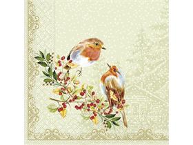 SERVIETTEN TISSUE  40 x 40 cm, 1/4 Falz, Tissue, PIPPA