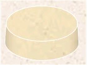 PAPER CAPS  64 mm, Graspapier, einfarbig