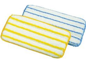 PAD HAND-PAD-TEXTIL MEIKO  13 x 27 cm, Micro-Borste, gelb/weiss