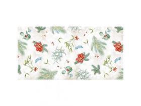 TISCHLAEUFER AIRLAID MIT MOTIV  40 cm x 24 m, "Amaryllis"