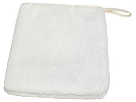 REINIGUNGSHANDSCHUHE MEIKO  Microfaserpl&uuml;schhandschuh, 16x22cm,weiss