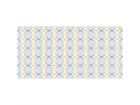 TISCHLAEUFER AIRLAID  40 cm breit x 24 lfm., Ludo (blau-gold)