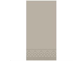 SERVIETTEN TISSUE  33 x 33 cm, UNI, beige-grey