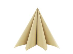 SERVIETTEN SOFTPOINT  40 x 40 cm, UNI, sand