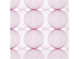 SERVIETTEN TISSUE  24 x 24 cm, Ludo (altrosa-bordeaux)