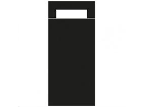 BESTECKTASCHE TISSUE  202 x 85 mm, UNI, schwarz
