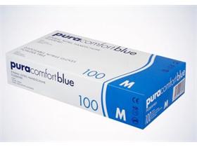 HANDSCHUHE NITRIL  Grösse L,"Pura Comfort", puderfrei, blau