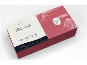 SERVIETTEN FASANA  33 x 33 cm, 2-lagig, 1/8 Falz, bordeaux