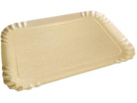 SERVIERPLATTEN BRAUN  42 x 28 cm, rechteckig, braun