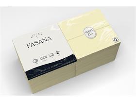 SERVIETTEN FASANA  33 x 33 cm, 3-lagig, 1/8 Falz, cr�me