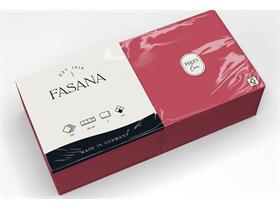 SERVIETTEN FASANA  40 x 40 cm, 2-lagig, 1/4 Falz, bordeaux