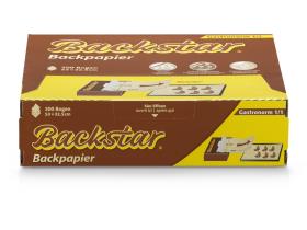 BACKTRENNPAPIER BACKSTAR  53 cm x 32.5 cm, Backstar, braun