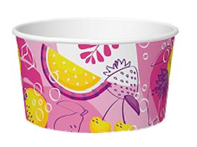 EISBECHER MARACAIBO  90 cc (ø 73 mm, H: 40 mm), Druck pink