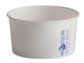 EISBECHER WEISS  120 cc (ø 73 mm, H: 47 mm), Standarddruc