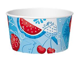 EISBECHER MARACAIBO  170 cc (ø 85 mm, H: 45 mm), Druck blau