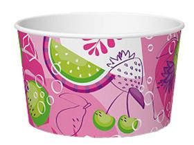 EISBECHER MARACAIBO  190 cc (ø 85 mm, H: 50 mm), pink/grün