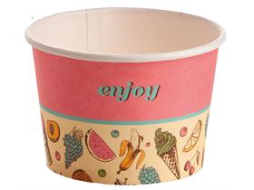 EISBECHER GROOVY  290 cc (&oslash;94 mm,H:64 mm), himbeer (enjoy)