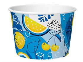 EISBECHER MARACAIBO  290 cc (&oslash; 94 mm, H: 64 mm), blau/gelb