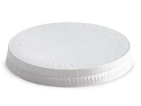 DECKEL ZU EISBECHER  Karton weiss, flach, &oslash; 94 mm