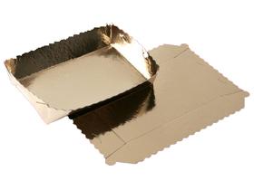 GEBÄCKSCHALE  gold/gold, 10 x 7.5 x 3.5 cm