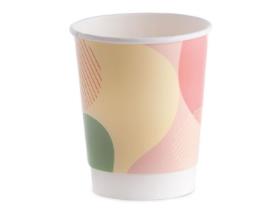 KAFFEEBECHER DOPPELWANDIG  2 dl , mit Standarddruck "Fluffy"