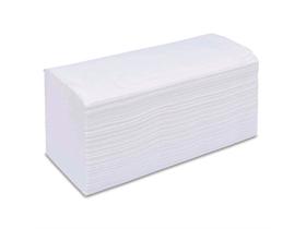 FALTHANDTUECHER 2-LAGIG  24 x 21 cm, V-falz, Zellstoff, hochweiss