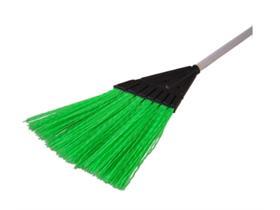 AUSSENBESEN  gr&uuml;n, mit Metallstiel (weiss) 130 cm