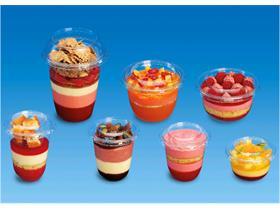 SALAT- UND DESSERTBECHER  350 ml, rund, APET, transparent