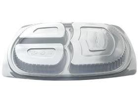 DECKEL ZU MENUESCHALE  PP, hoch, zu Menuschale M9200 (3-teil.)