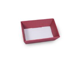 GESCHENKKÖRBCHEN  190 x 140 x 110 mm, Dunkelrot