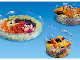 SALATSCHALE GUILLIN  400 ml, rund, APET, transparent