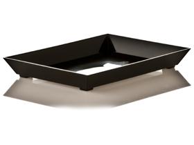 SCHALE KONTENGO SCHWARZ  130 x 180 x 20 mm, Kunststoff