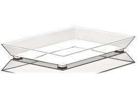 SCHALE KONTENGO TRANSPARENT  130 x 180 x 20 mm, Kunststoff