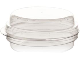 DECKEL SHUTTLE TRANSPARENT  &oslash; 75 mm H 23 mm (pass. zu P435T + P435S)