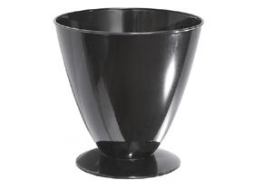 BECHER SHUTTLE SCHWARZ  165 ml, &oslash; 75 mm H&ouml;he 77 mm, Kunststoff