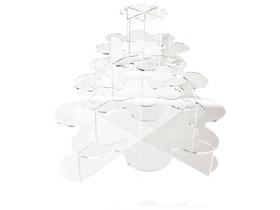 DISPLAY FIORE TRANSPARENT  39 x 39 x 33 cm, 4 Ebenen, Plexiglas