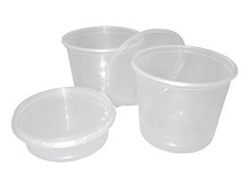 RUNDDOSEN  300 ml, &oslash; 101 mm, H: 63 mm, transparent