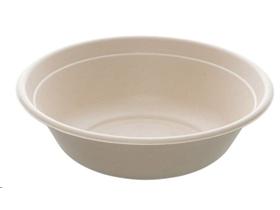 SCHALE BAGASSE  1500 ml, rund, &oslash; 21 cm, H&ouml;he 8 cm