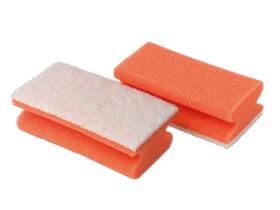 SCHWAEMME 3M  HACCP-konform, rot/weiss, 70 mm x 130 mm