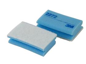 REINIGUNGSSCHWAMM  Scotch-Brite, blau/weiss, 95mm x 150mm