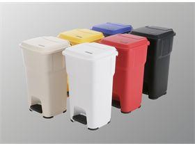 VILEDA ABFALLEIMER  Hera - 85L Pedalbeh&auml;lter, wei&szlig;, 49x39x79