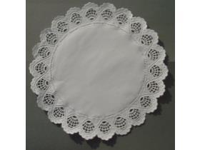 TORTENSPITZEN RUND FETTDICHT  &oslash; 20 cm rund, weiss