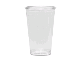 Becher aus Kunststoff