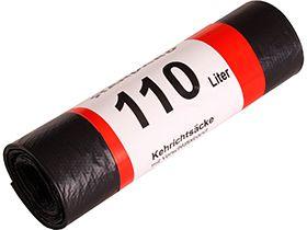 ABFALLSAECKE BUDGET  110Lt. 380/320 x 1100 mm schwarz neutral