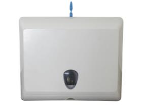 FALTHANDTUCHSPENDER MINI  Minizeta, f&uuml;r Z-Falz, 245x90x205mm,weiss