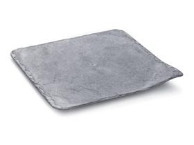 SERVIERPLATTEN STONE GRAU  20 x 20 cm, quadratisch, Kunststoff