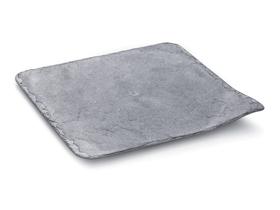 SERVIERPLATTEN STONE GRAU  24 x 24 cm, quadratisch, Kunststoff