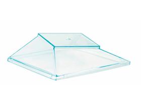 DECKEL CHARME KRISTALLGRUEN  78 x 78 x 14 mm (passend zu A257/8K)