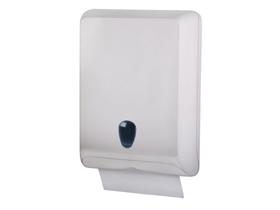 FALTHANDTUCHSPENDER C/V/Z-FOLD  f&uuml;r C-/V-/Z-Falz, 290x130x400 mm, weiss